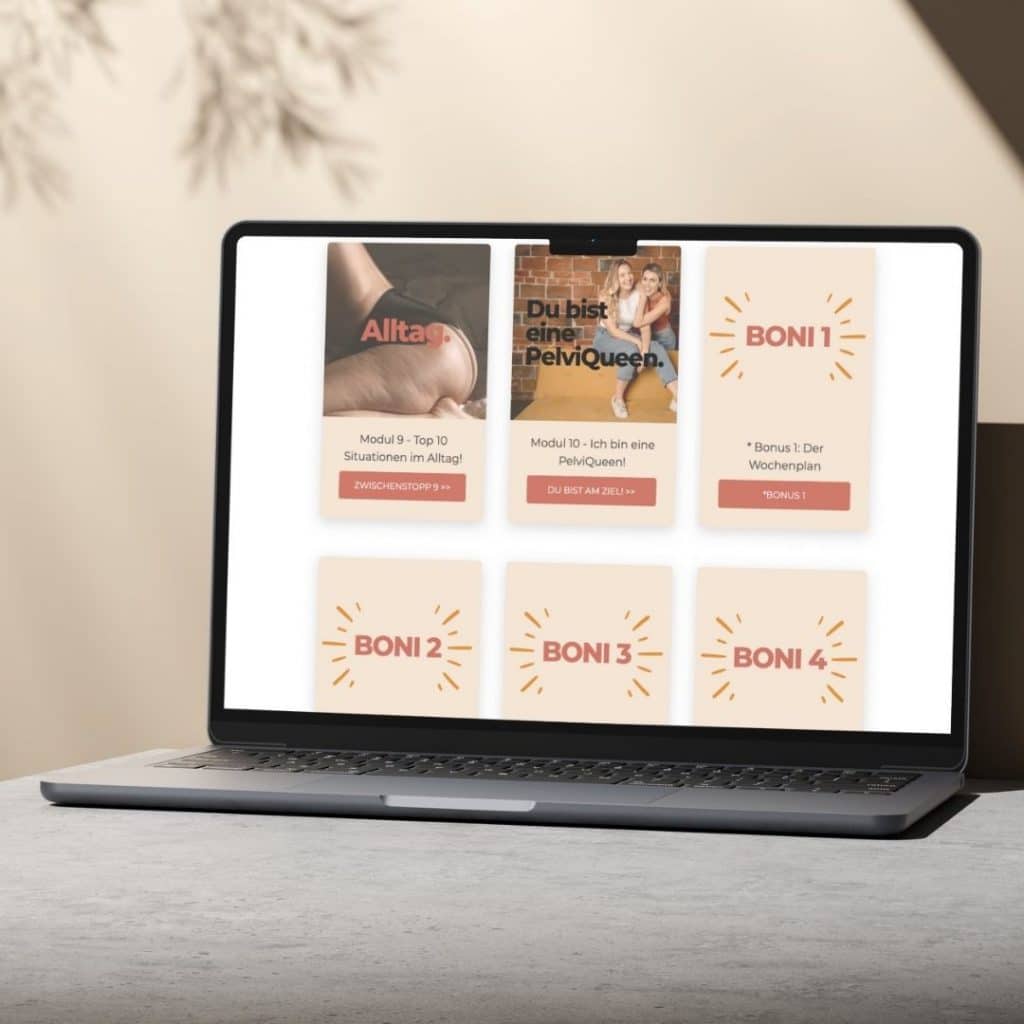 Bonus Material PelviLift online Beckenbodenkurs
